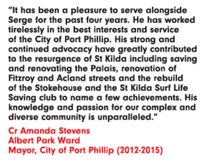 Endorsement - Amanda Stevens, former Mayor, City of Port Phillip